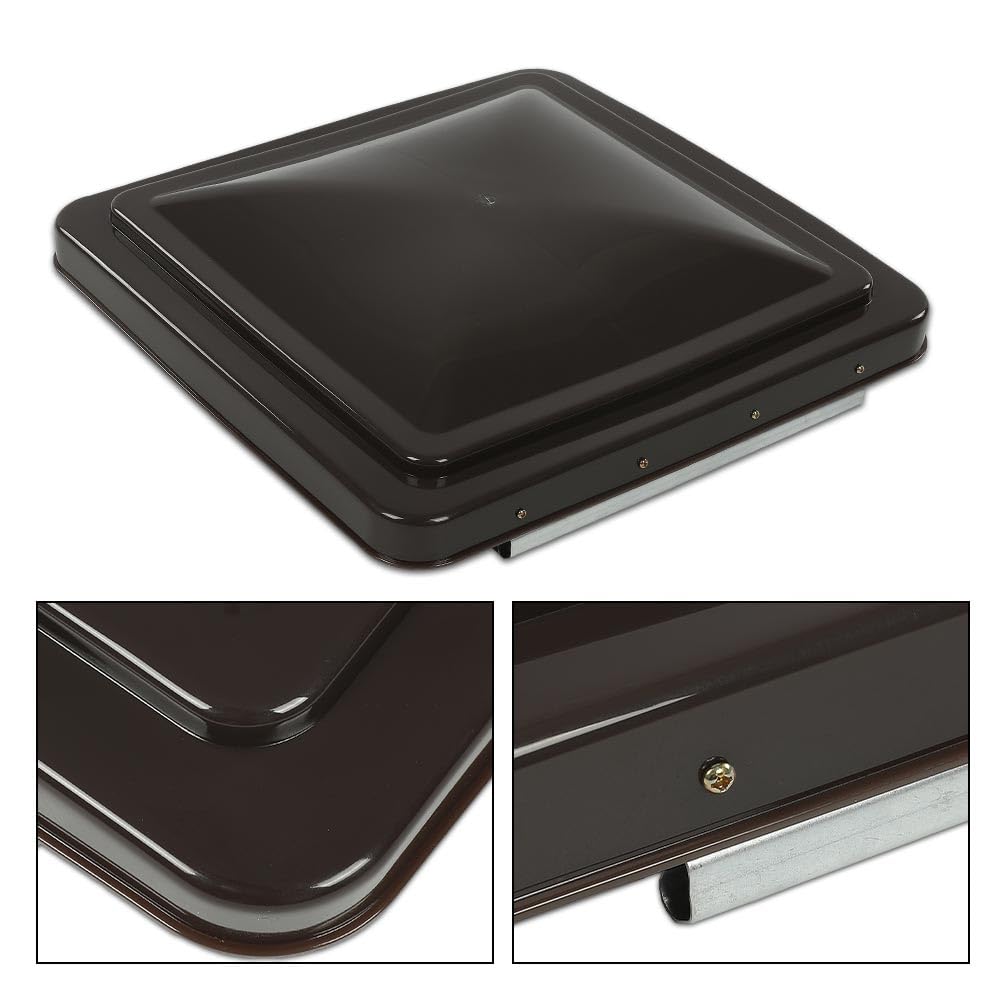 14" x 14" RV Roof Vent Cover Replacement Lid Smoke 2 PCS C22812