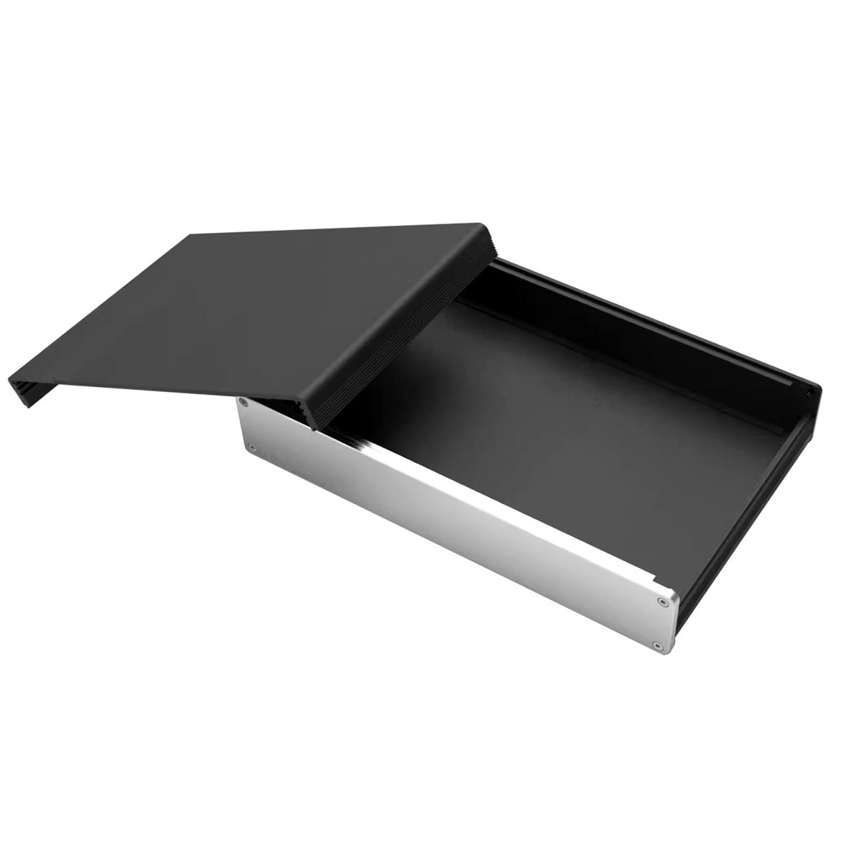 Aluminum Amplifier Chassis 259 * 43 * 168mm Black I979490