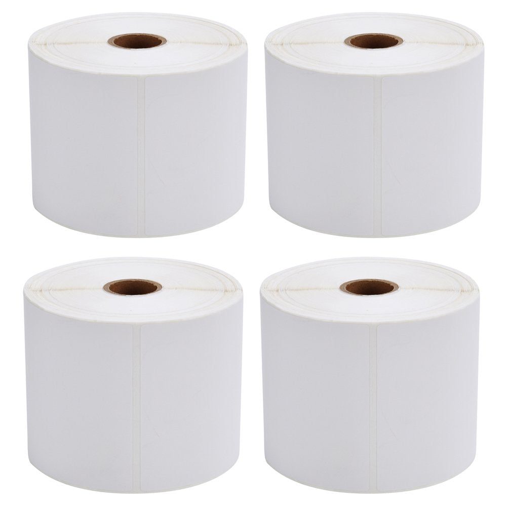 4x6 Direct Thermal Shipping Labels, 4 Rolls, 450 Labels/Roll R243