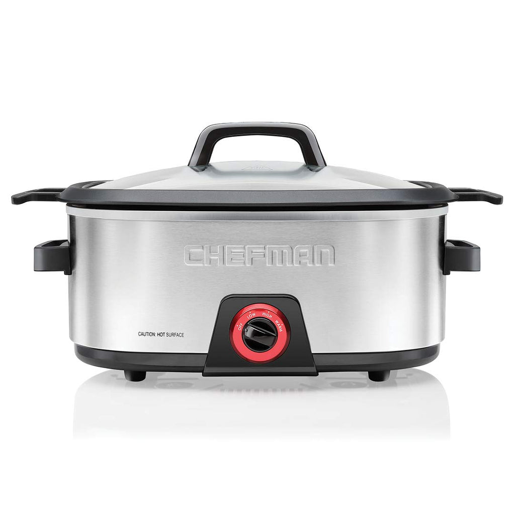 6-Quart Electric Slow Cooker with Removable Nonstick Insert Y8497