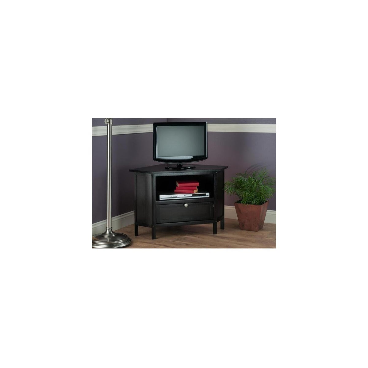 Corner TV Stand up to 27" Espresso C29755