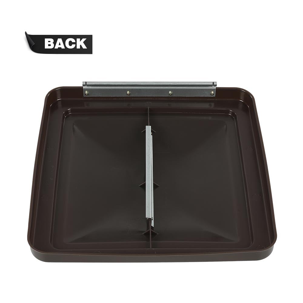 14" x 14" RV Roof Vent Cover Replacement Lid Smoke 2 PCS C22812