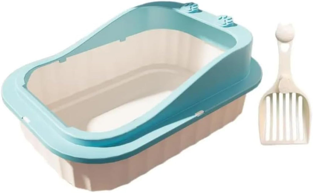 Semi Enclosed Anti Splash Cat Litter Tray T4090