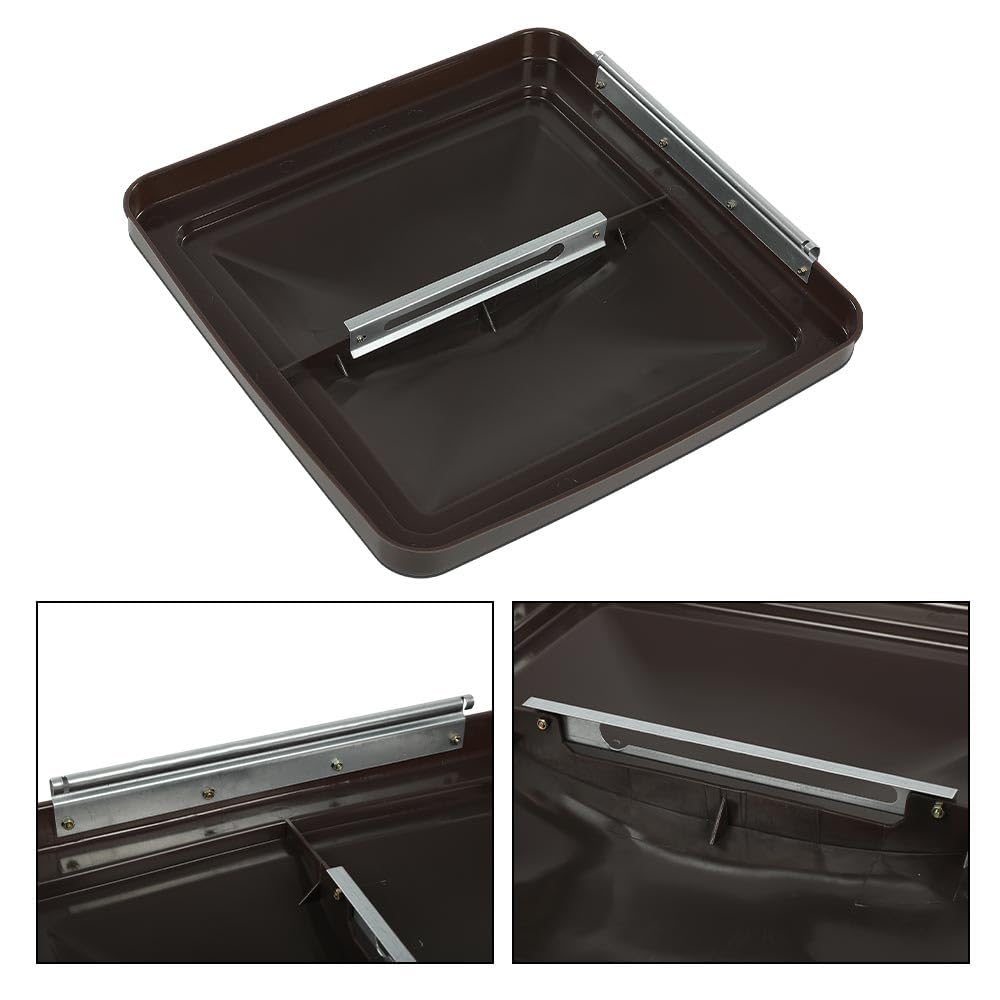 14" x 14" RV Roof Vent Cover Replacement Lid Smoke 2 PCS C22812
