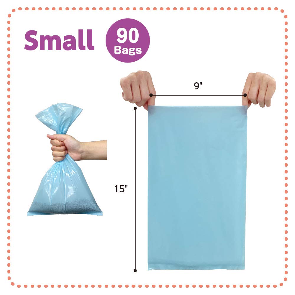 Unscented Cat Waste Bags 90 Count S539