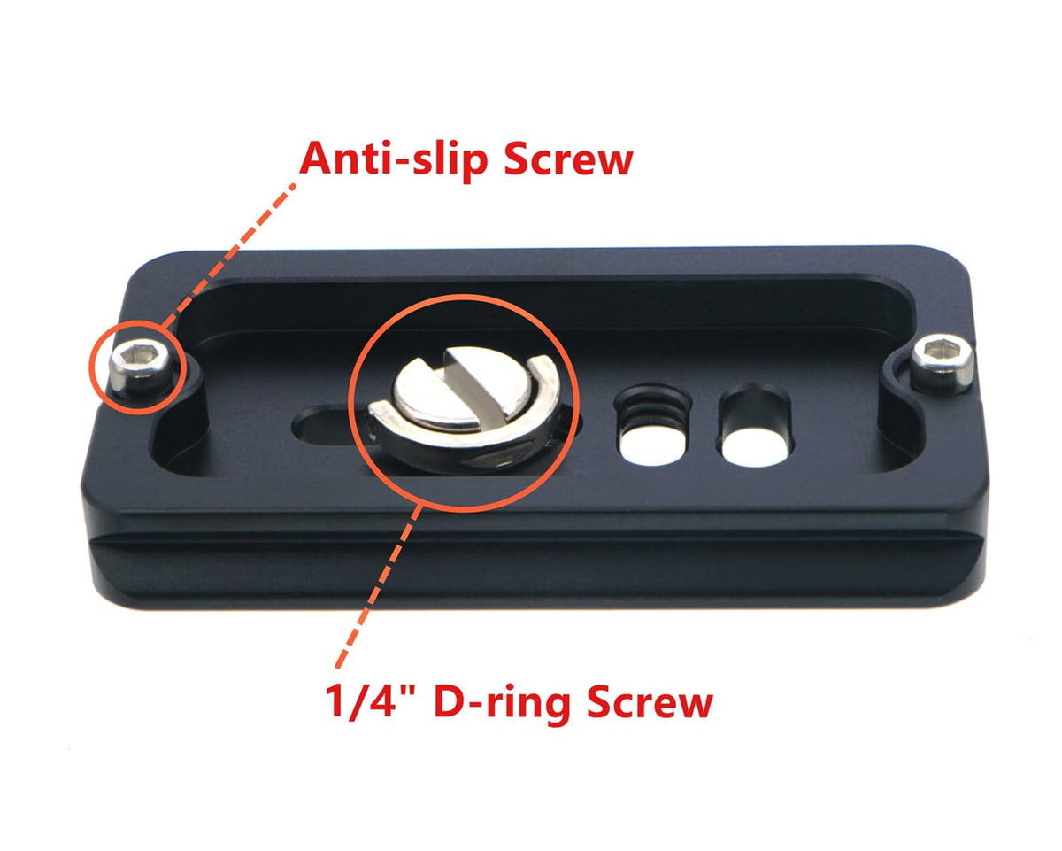 70mm Aluminum Quick Release Plate with 1/4" Screw Y734585