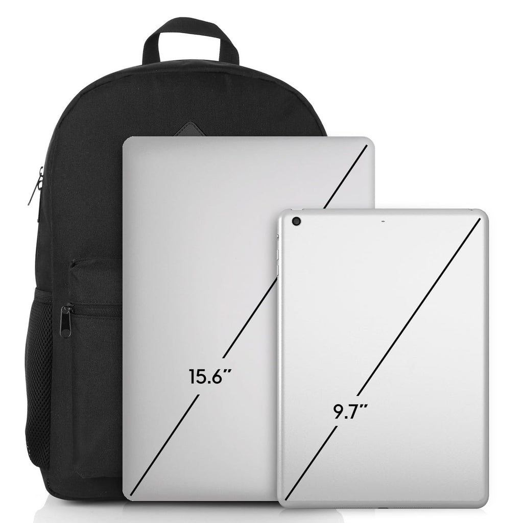 Black 15.6 Inch Laptop Backpack with USB Charger U812