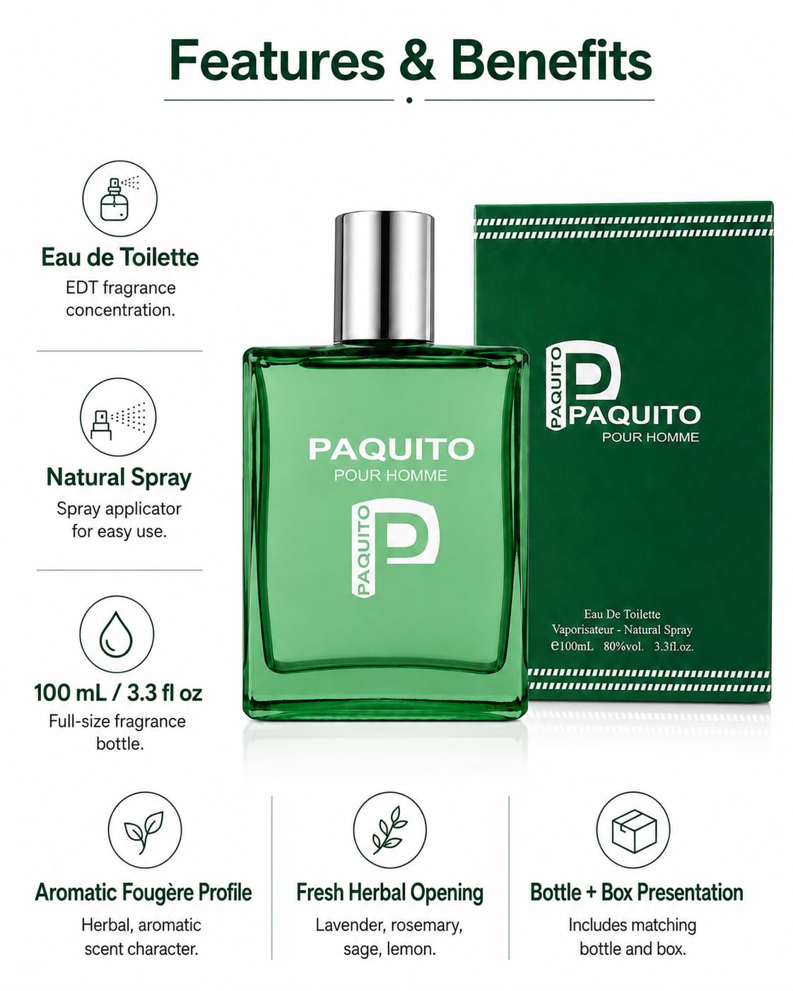 Eau de Toilette Spray 3.3 Fl Oz S428809