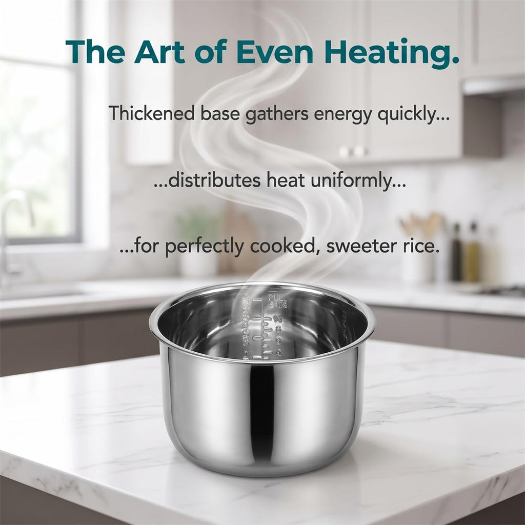 Stainless Steel 3L Rice Cooker Inner Pot W652108