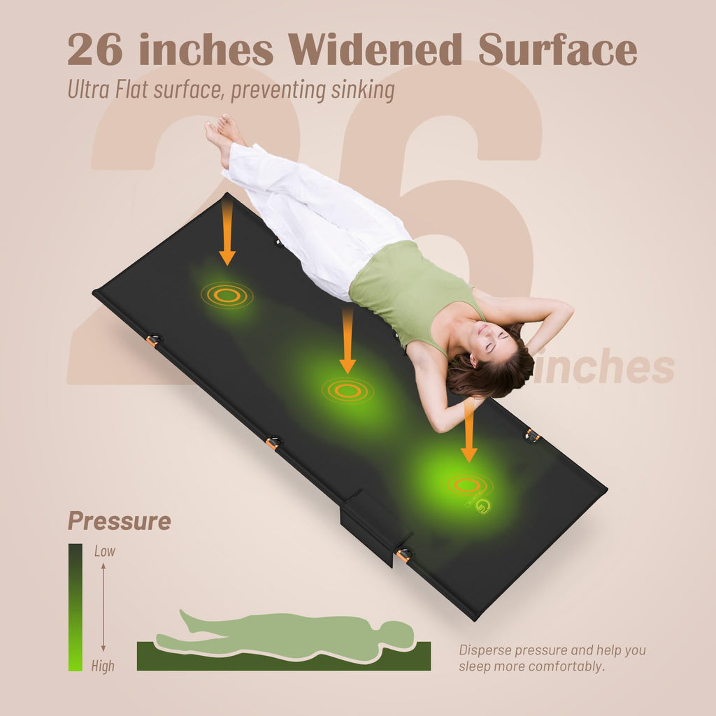 Foldable Camping Cot with Storage Bag Y56963