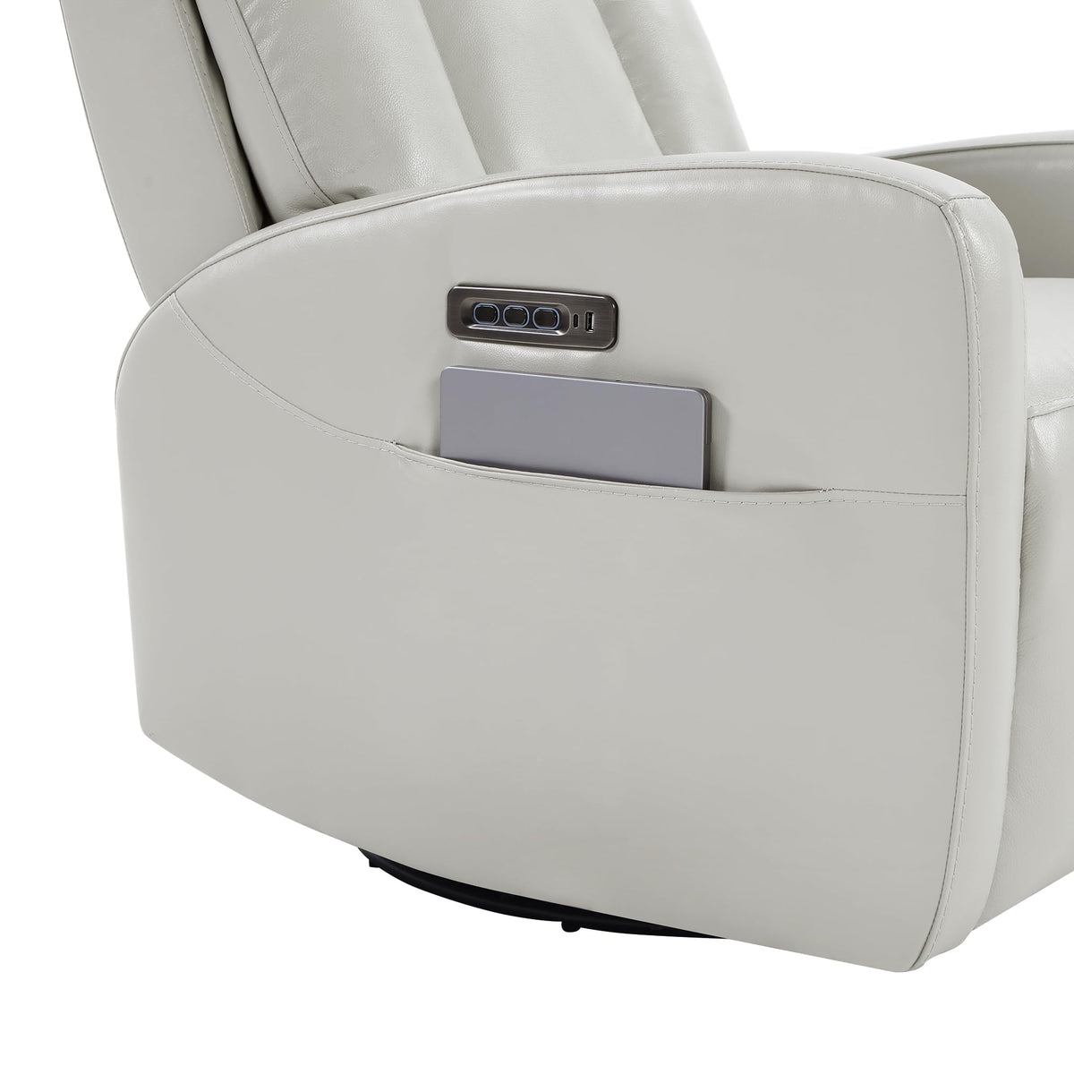 Genuine Leather Power Recliner Chair S867