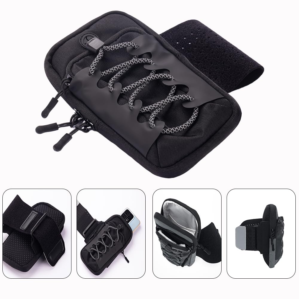Black Motorcycle Front Battery Frame Storage Bag K756