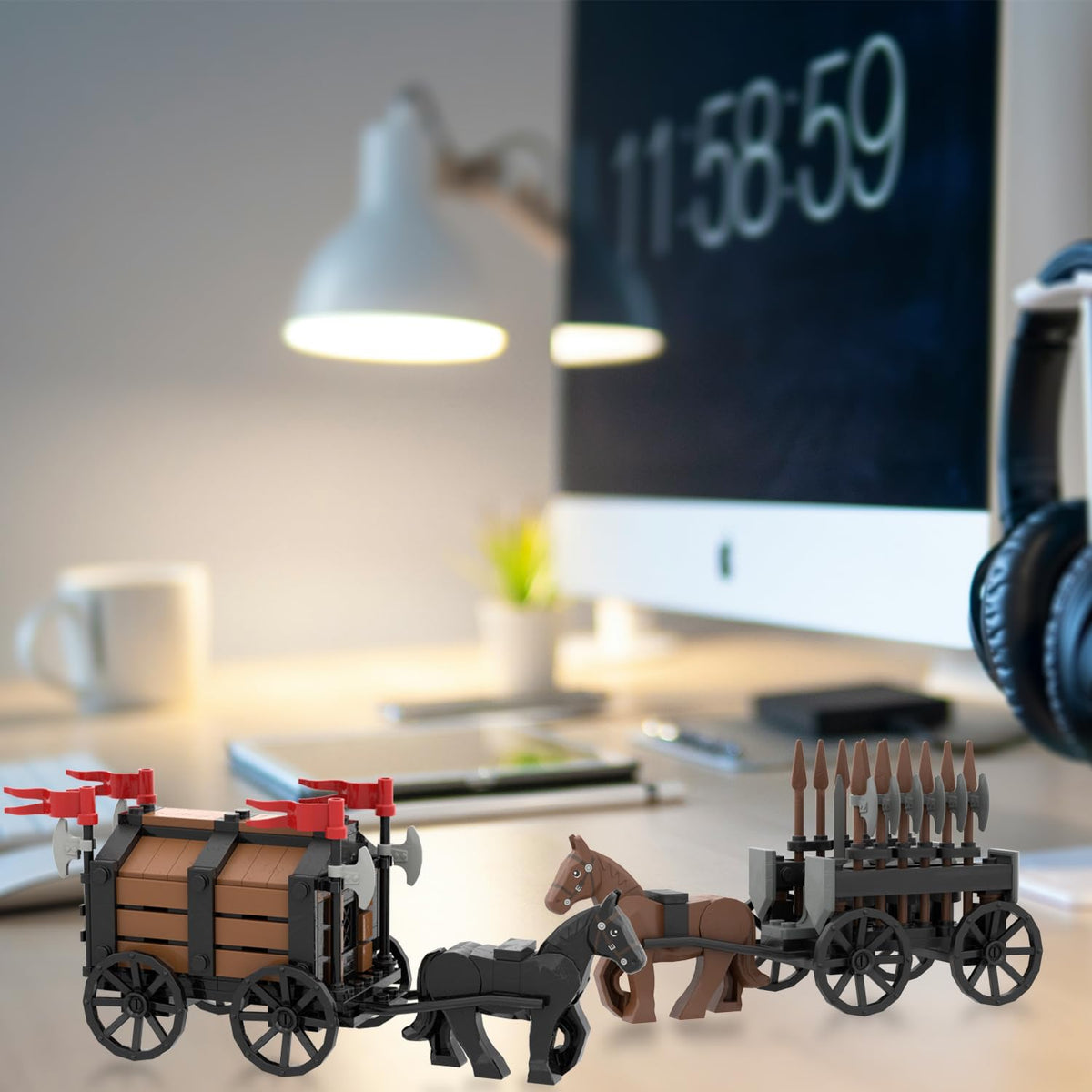 Medieval Carriage Building Blocks J35781