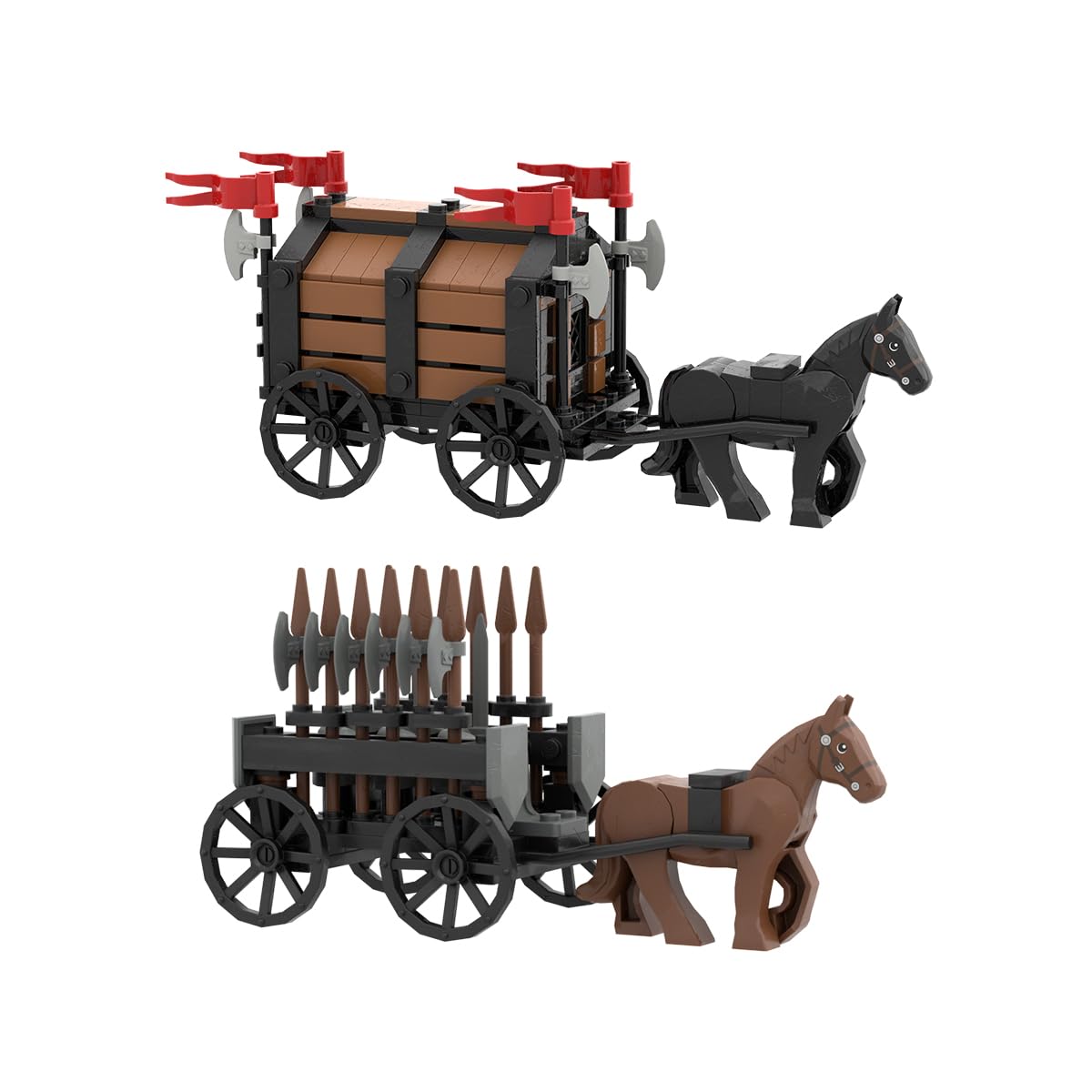 Medieval Carriage Building Blocks J35781
