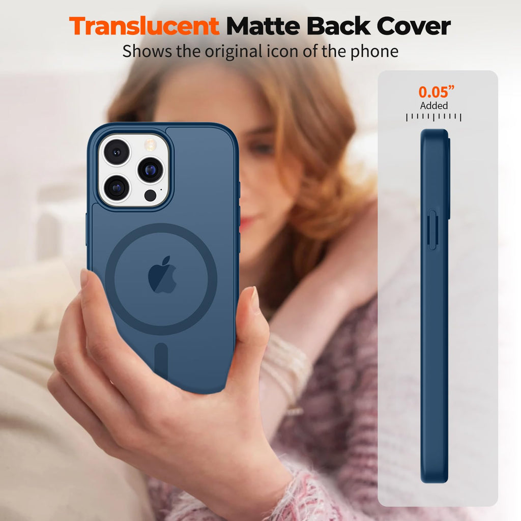 Magnetic iPhone 13 Pro Max Case Dark Blue Z398534