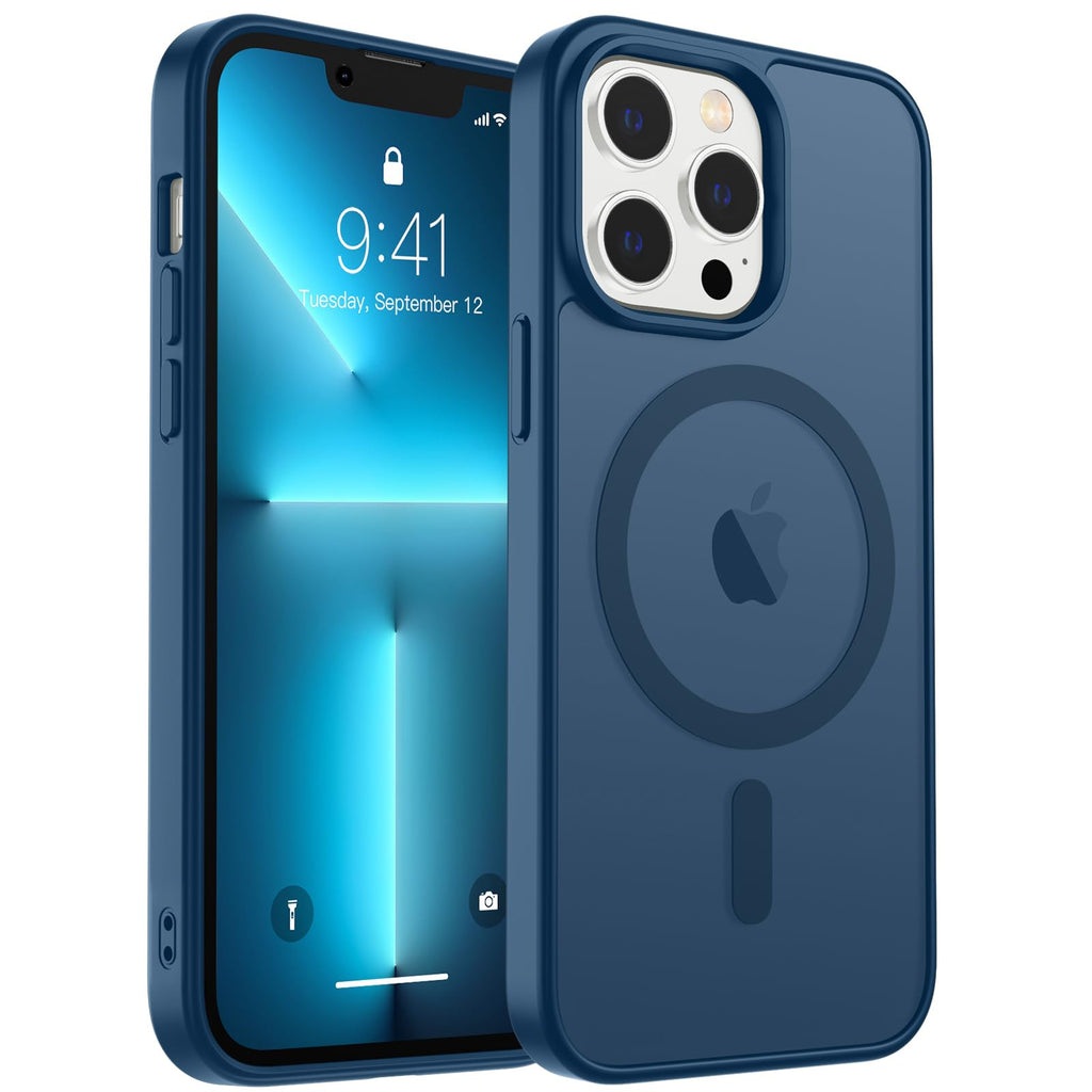 Magnetic iPhone 13 Pro Max Case Dark Blue Z398534