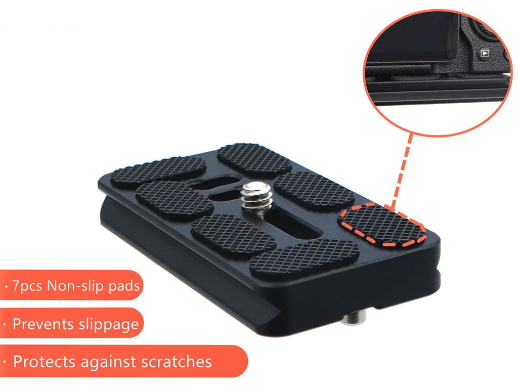 70mm Aluminum Quick Release Plate with 1/4" Screw Y734585