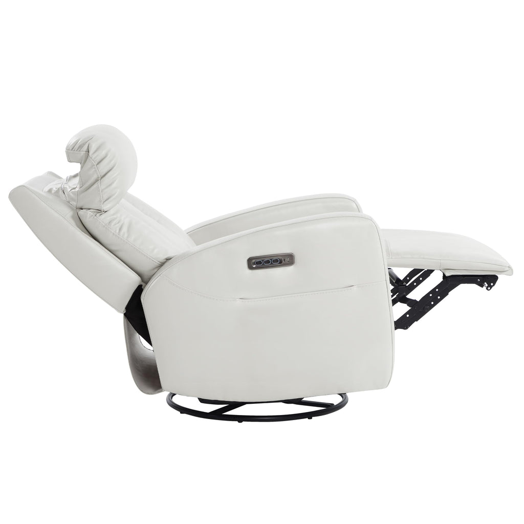 Genuine Leather Power Recliner Chair S867