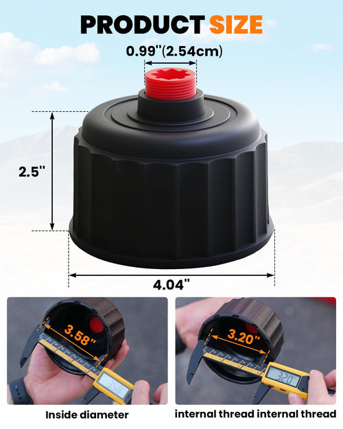 2 Pack Replacement Fuel Jug Cap O5901