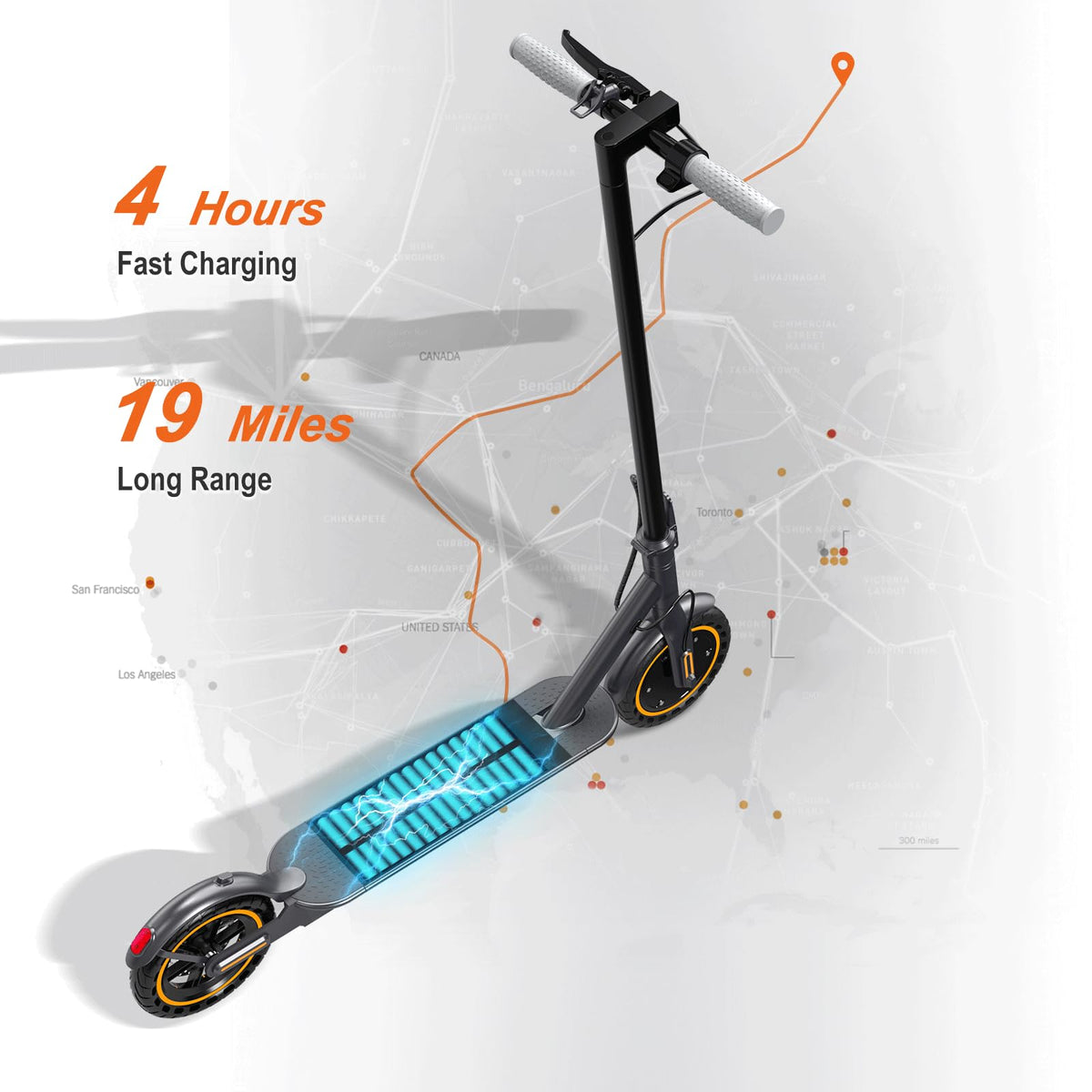 Folding Electric Scooter with Dual Brakes System D6852