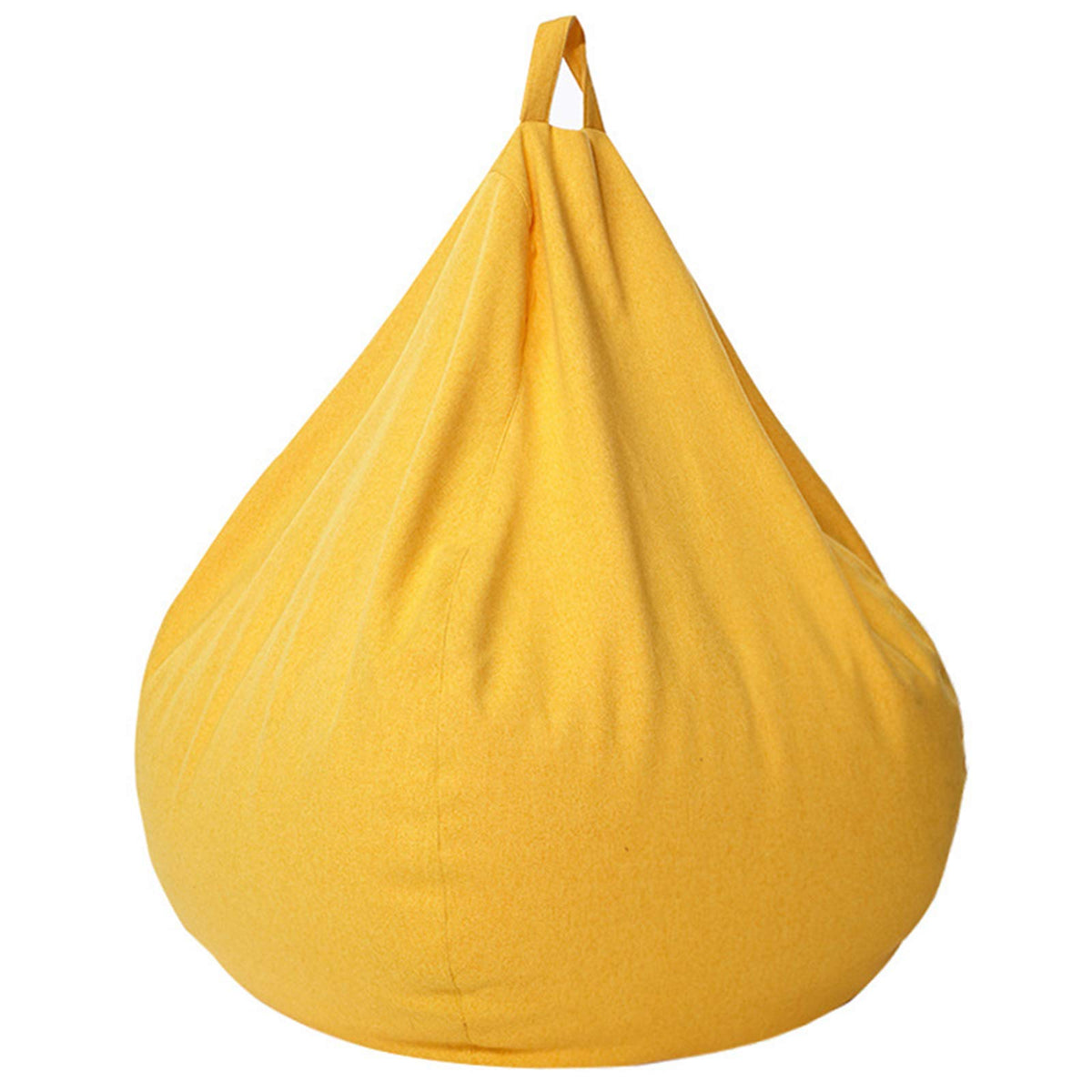 Linen Fabric Bean Bag Chair Cover 90x110cm J13395