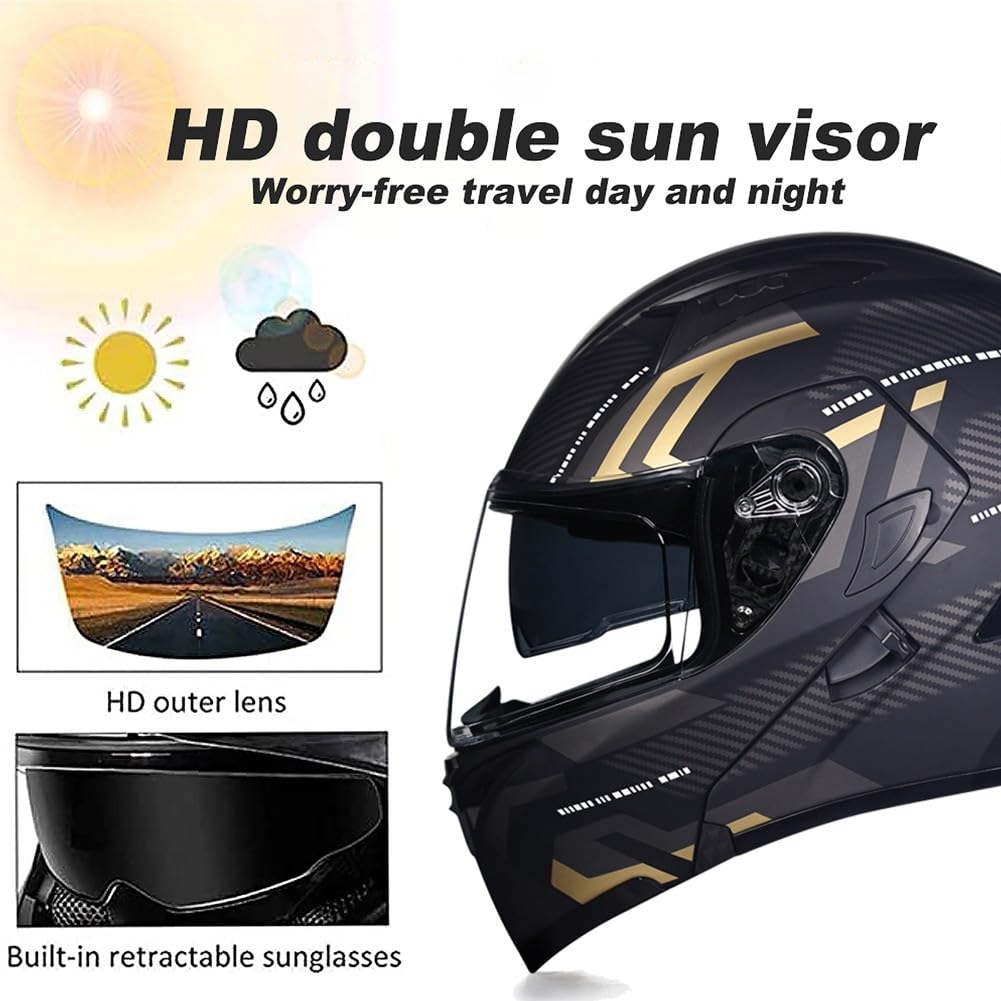 DOT Approved Flip Up Full Face Modular Motorcycle Helmet J87360