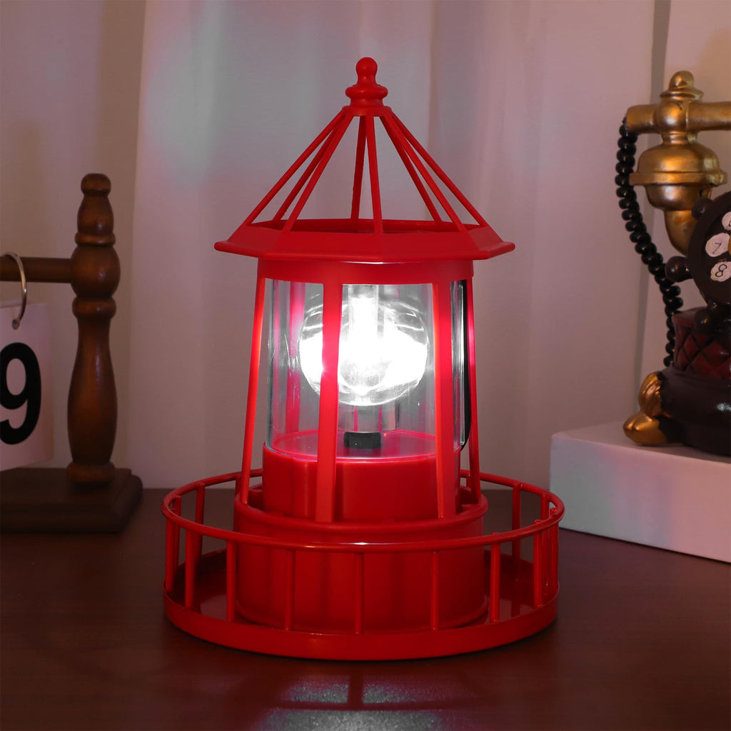 Solar Powered Lighthouse Statue Light N187