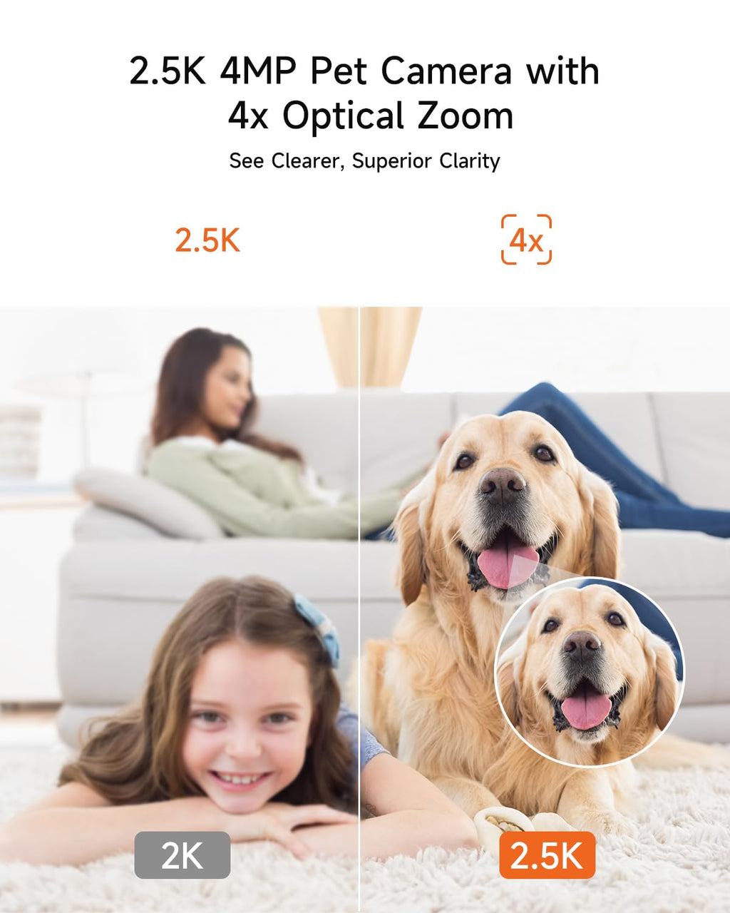 2 Pack 2.5K Indoor Security Cameras with Pan Tilt Night Vision 2-Way Audio Y892