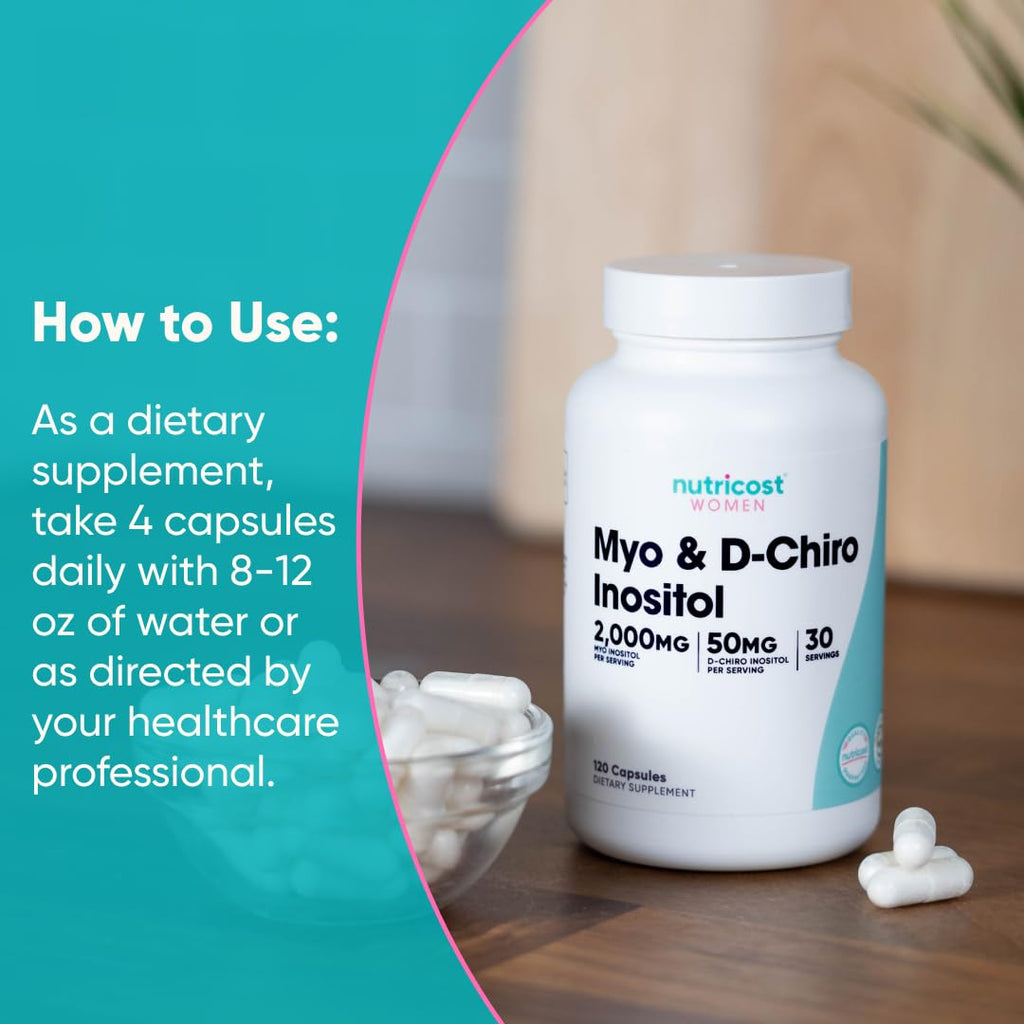 120 Capsules GMO-Free Inositol M395976