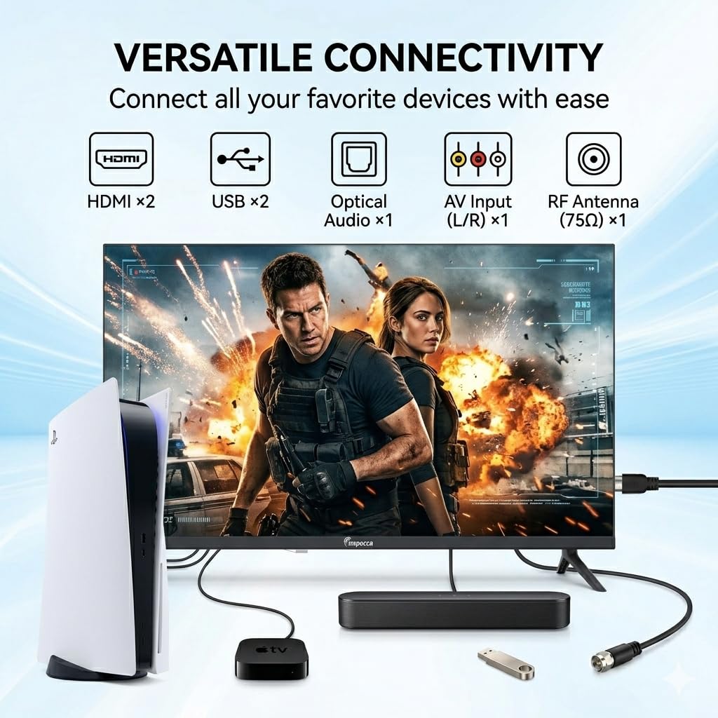 32” LED Flat Screen TV V5765