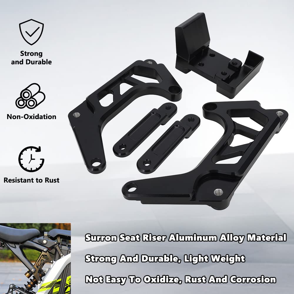 Seat Extender Cushion Riser Lift Kit Black Z77410