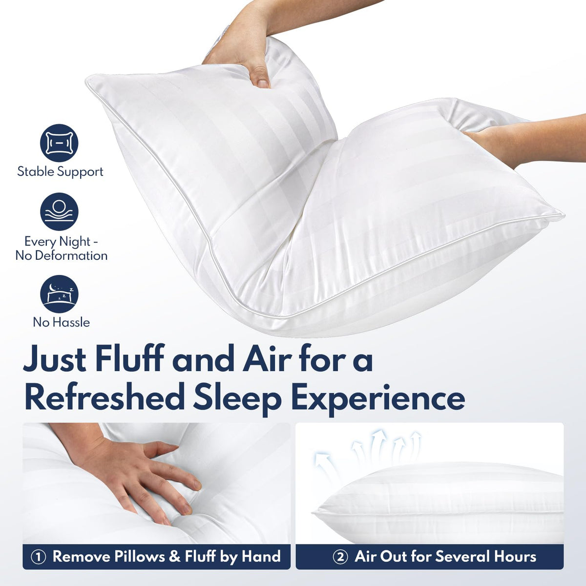 King Size Set of 2 Bed Pillows P97189