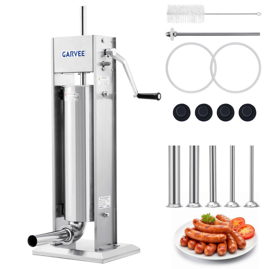 7L Stainless Steel Manual Sausage Stuffer I1140