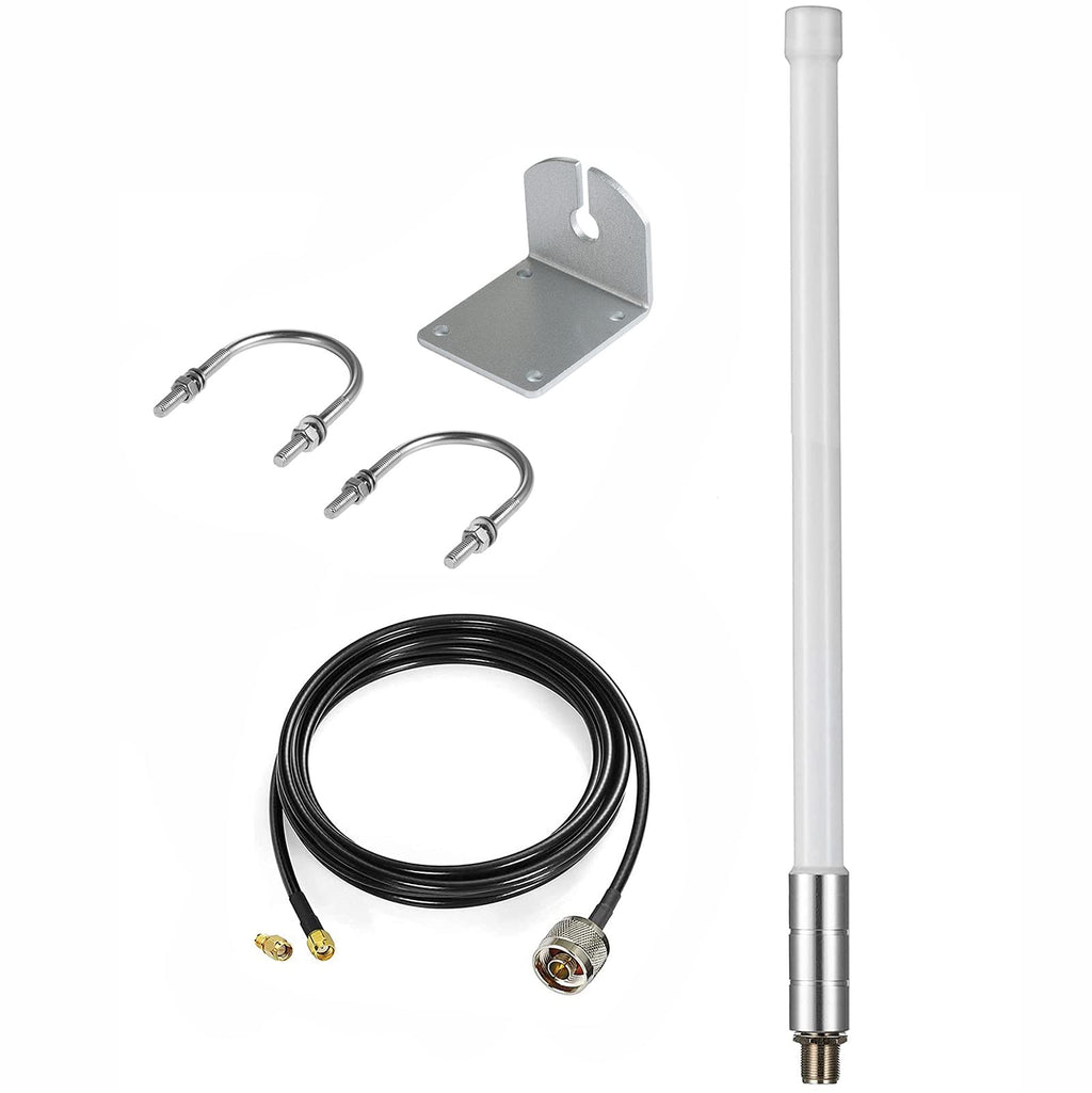Waterproof 8dBi Omni-Directional Glass Fiber LoRaWan 915MHz Antenna with 5M Cable I373
