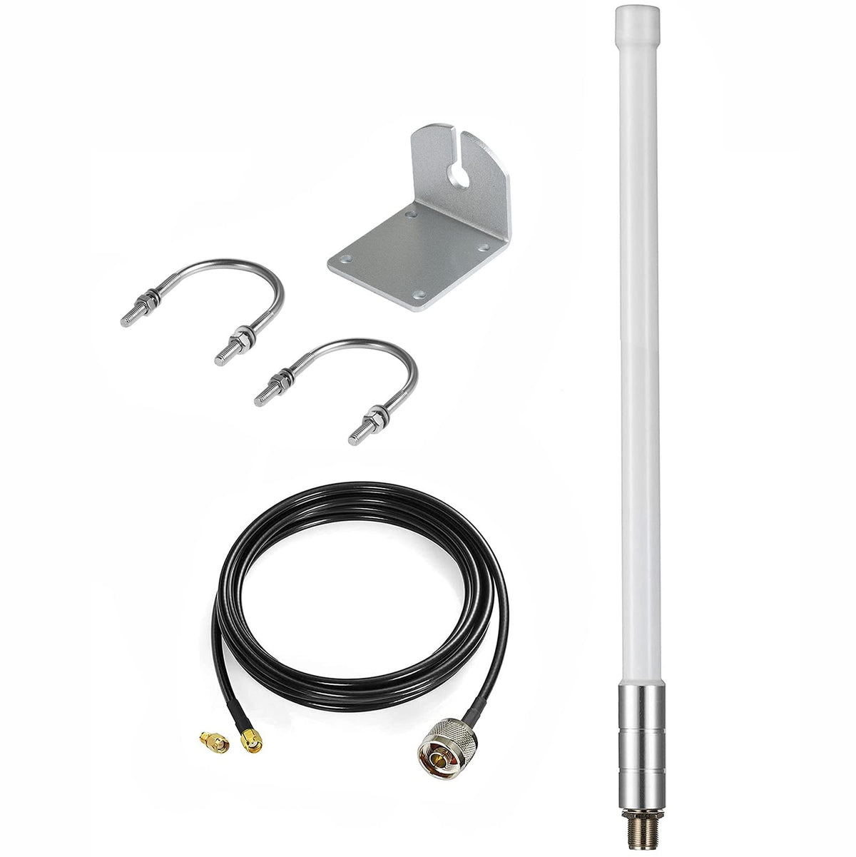 Waterproof 8dBi Omni-Directional Glass Fiber LoRaWan 915MHz Antenna with 5M Cable I373
