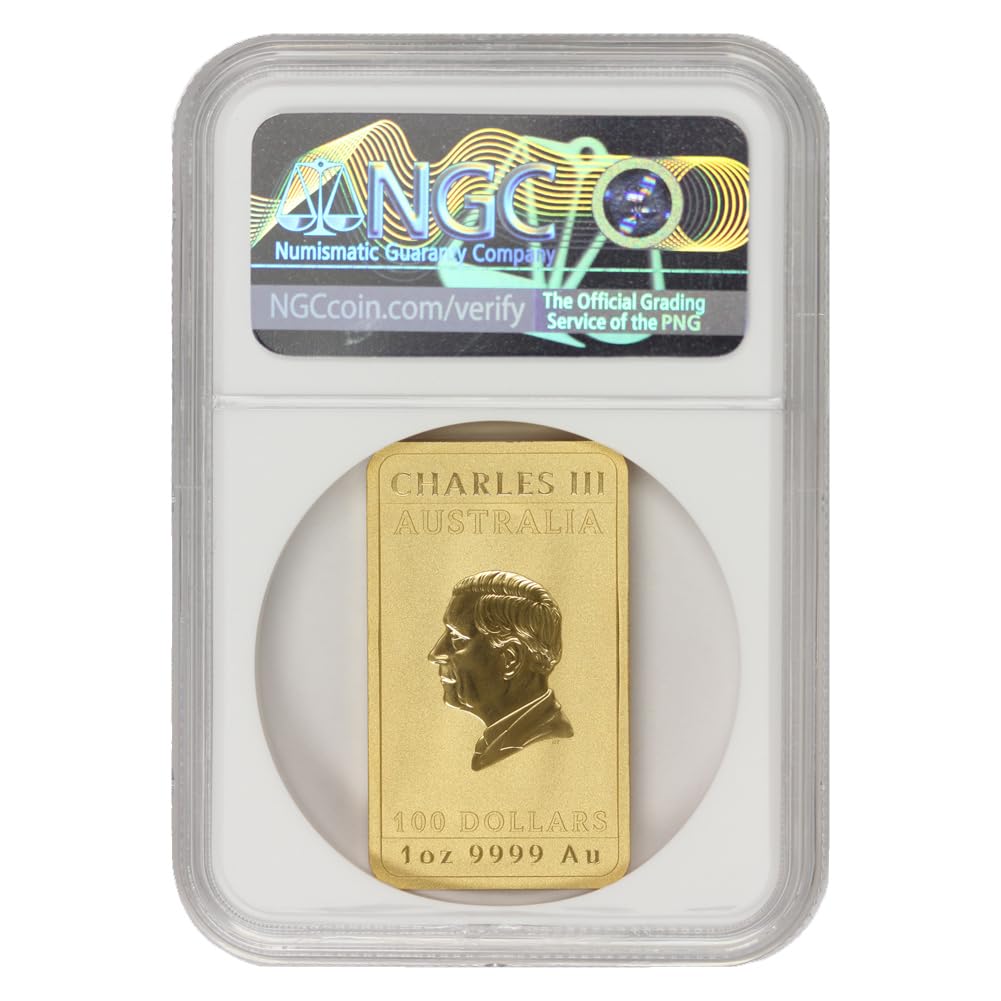 1 oz Australian Gold Dragon Bar D68514