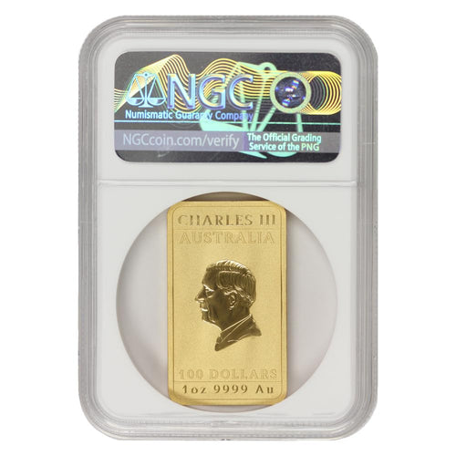 1 oz Australian Gold Dragon Bar D68514