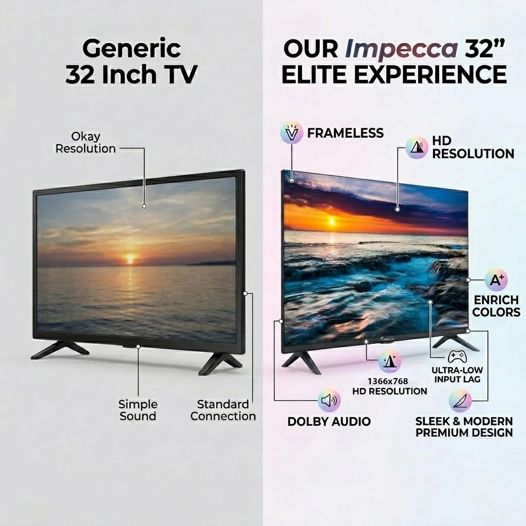 32” LED Flat Screen TV V5765