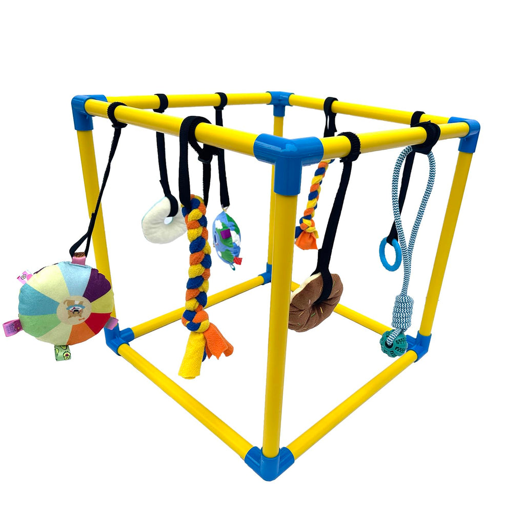 Puppy Play Gym with 8 Hanging Toys D596191