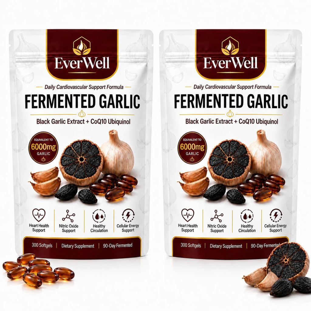 Black Garlic CoQ10 Softgels, 300 Softgels A51874