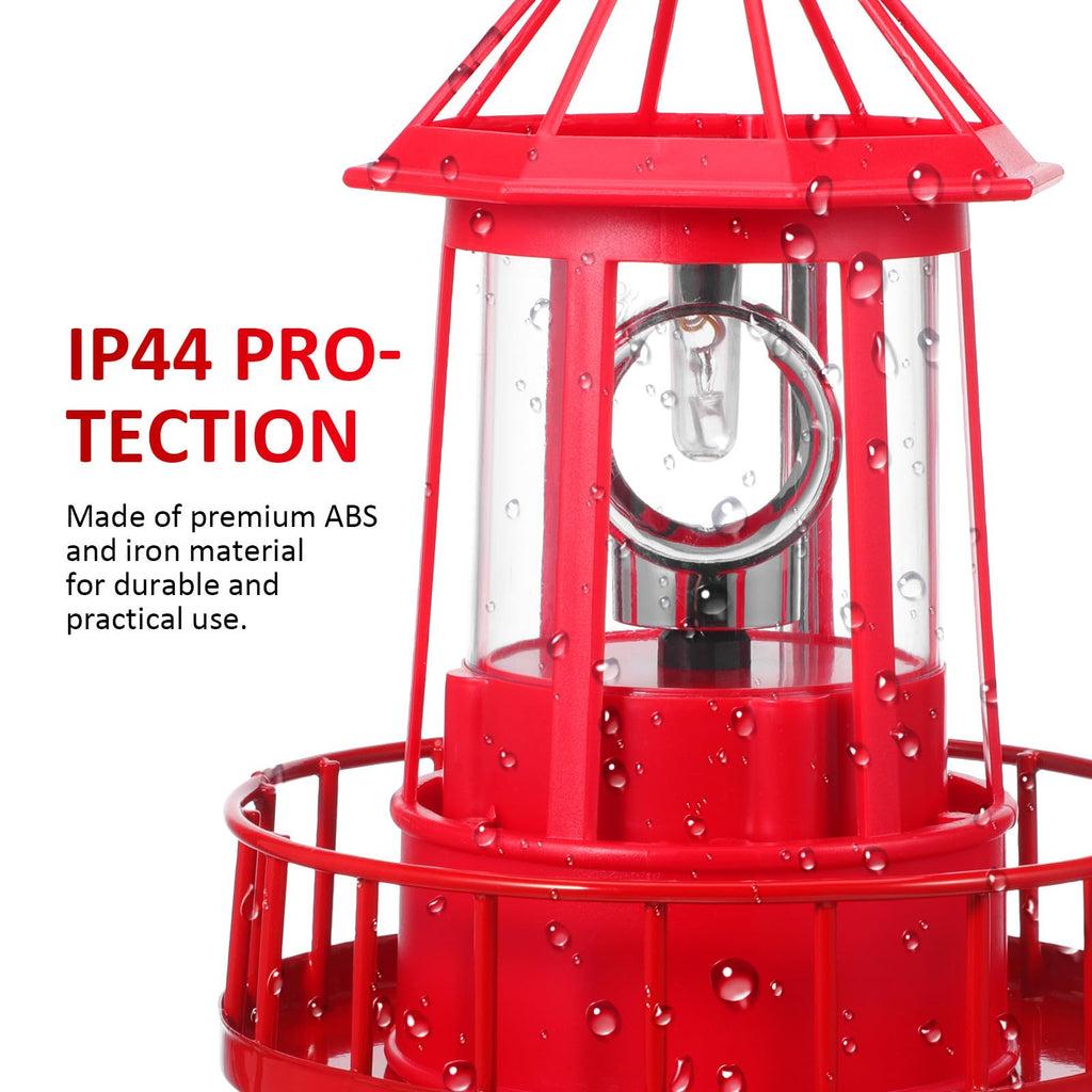 Solar Powered Lighthouse Statue Light N187