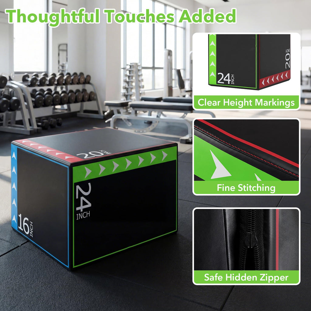 Plyometric Jump Box 3-in-1 E2353