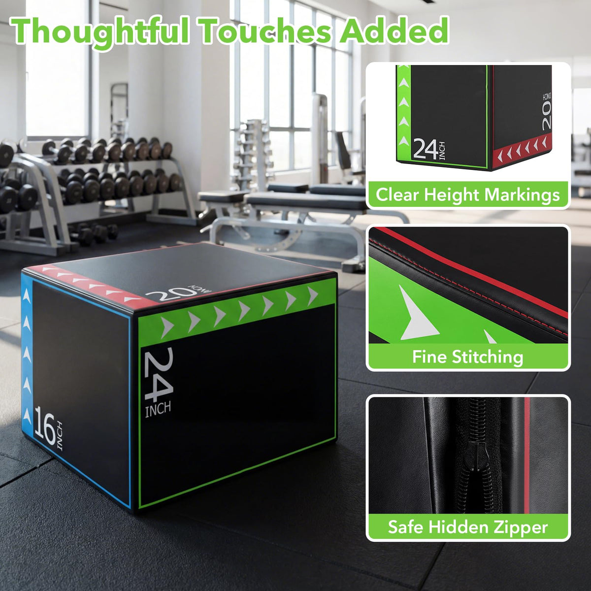 Plyometric Jump Box 3-in-1 E2353