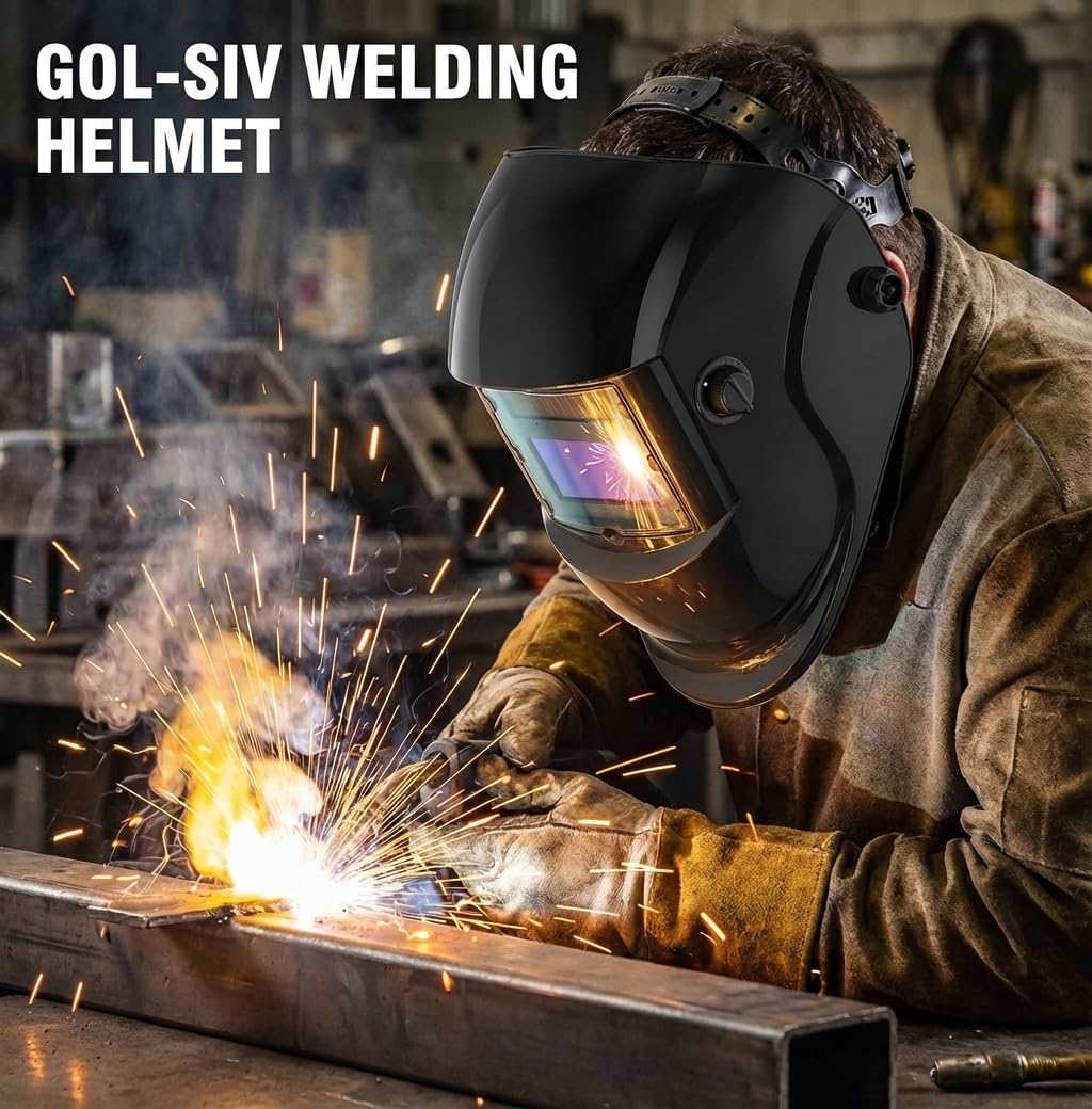 Auto Darkening Welding Helmet True Color Wide View Screen O9735