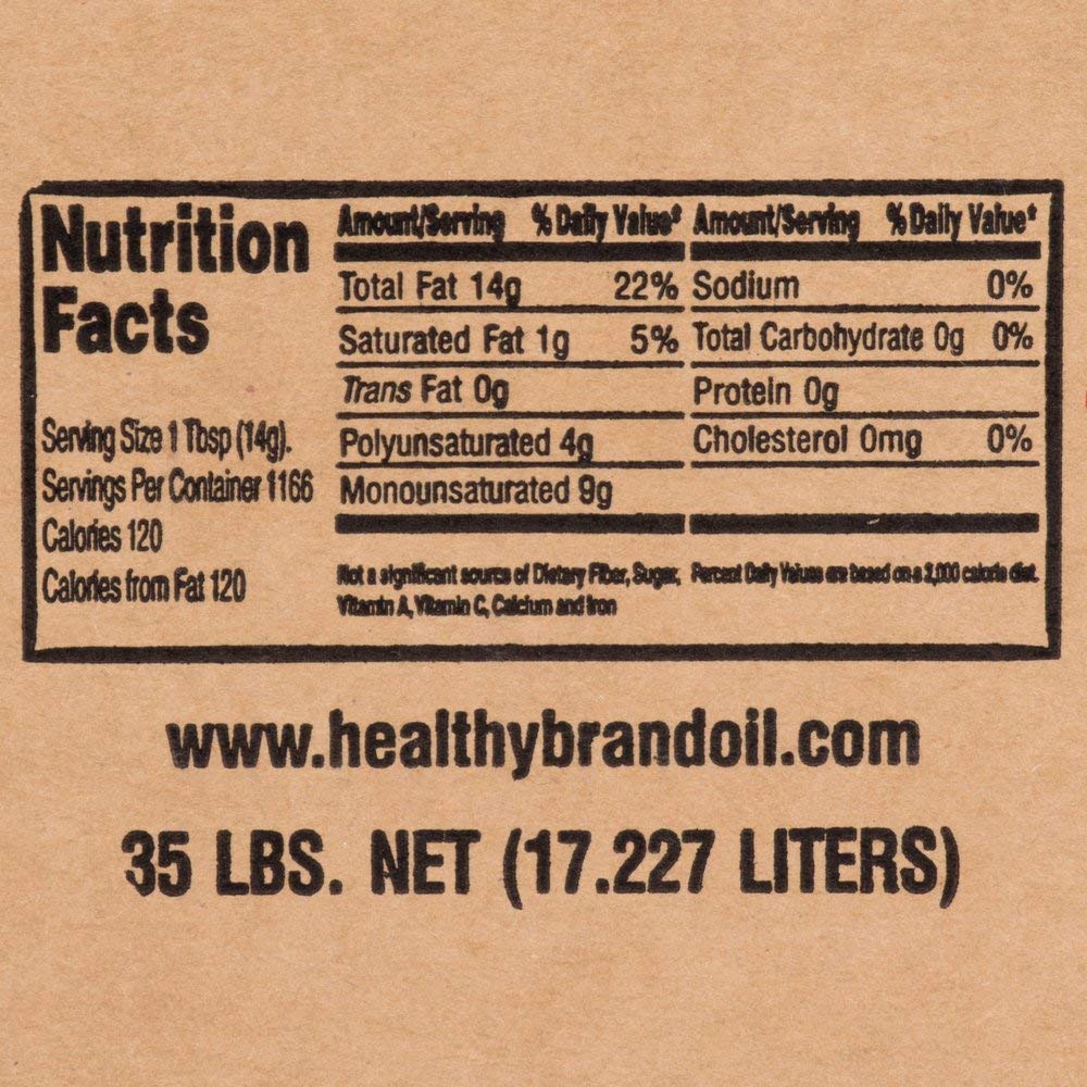 35 lb. Canola Fry Oil N442