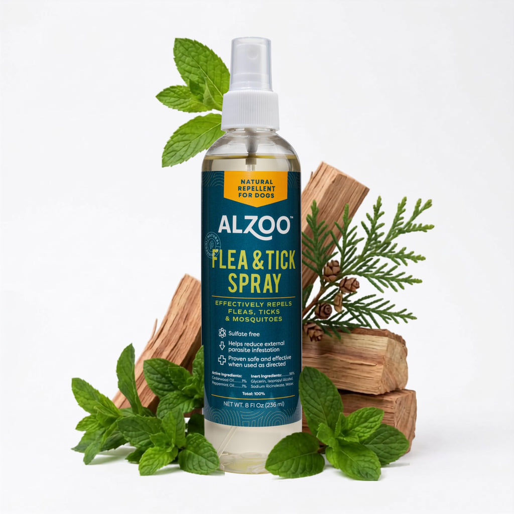 Natural Flea and Tick Repellent Spray for Dogs 8 Fl. Oz. H558