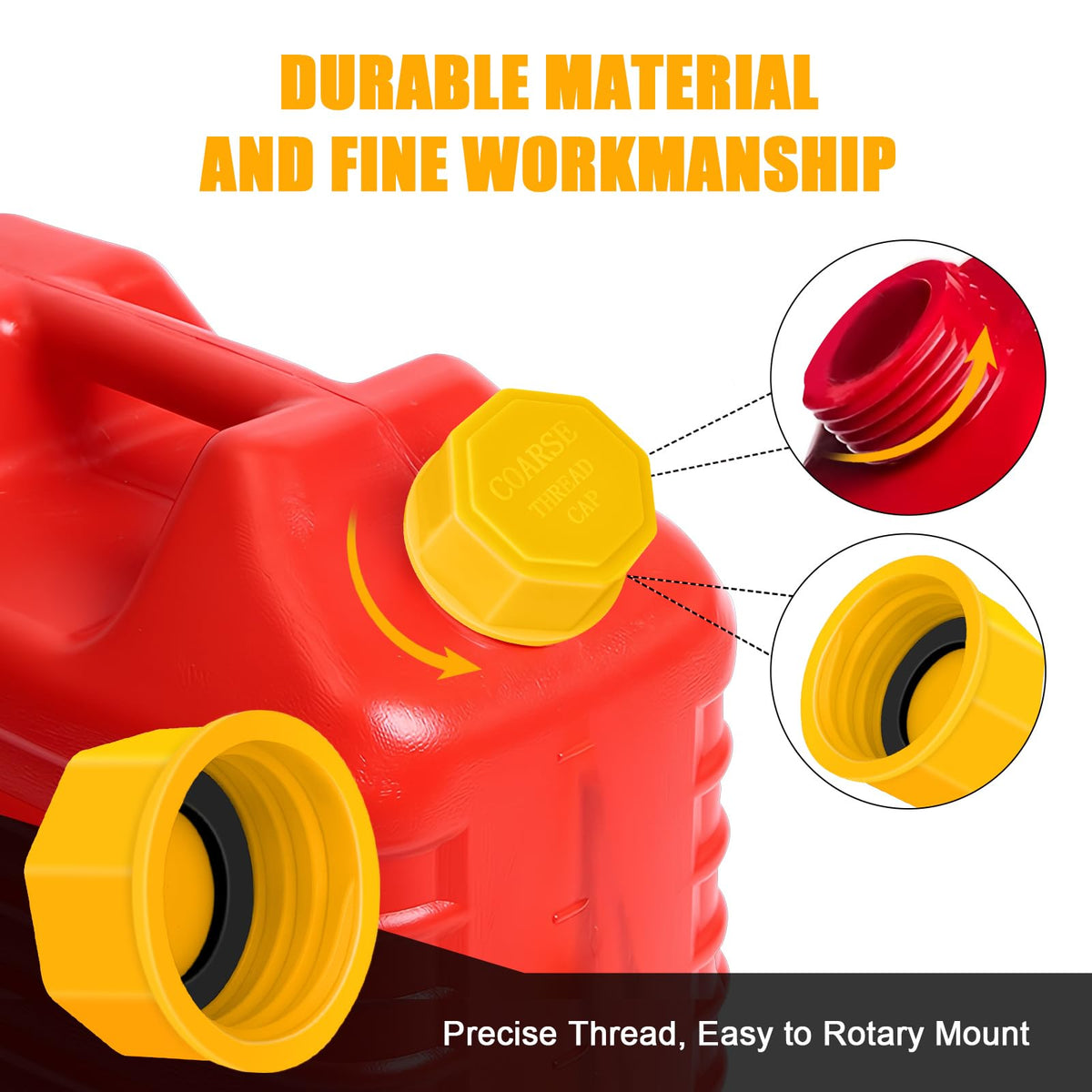 Gas Can Cap 5 Gallon Coarse Thread T1118