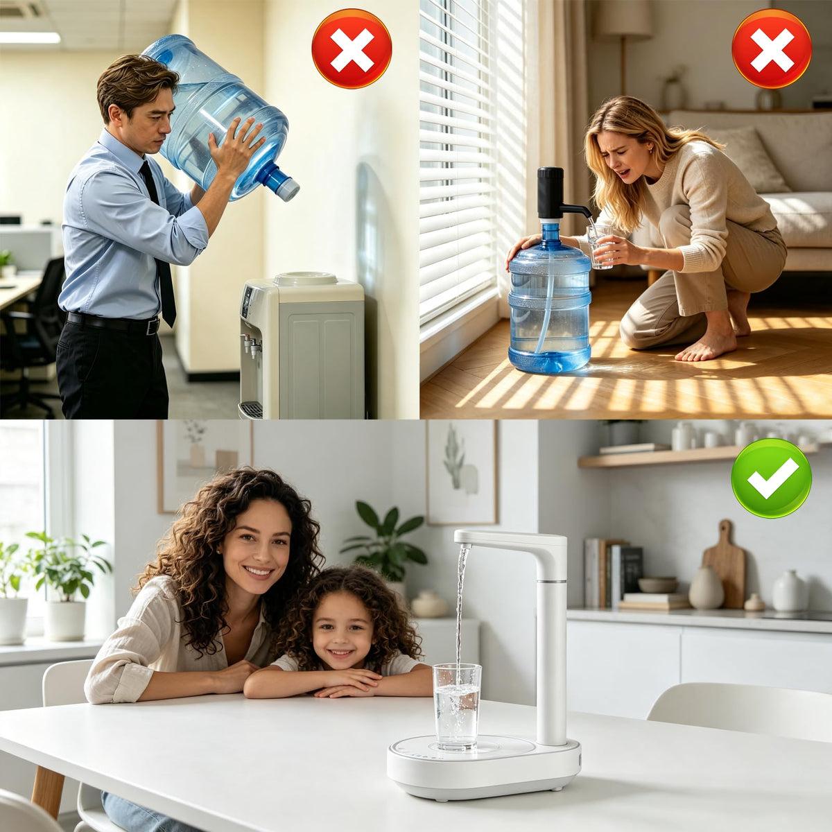 Automatic Countertop Water Dispenser for 5 Gallon Bottle V1990