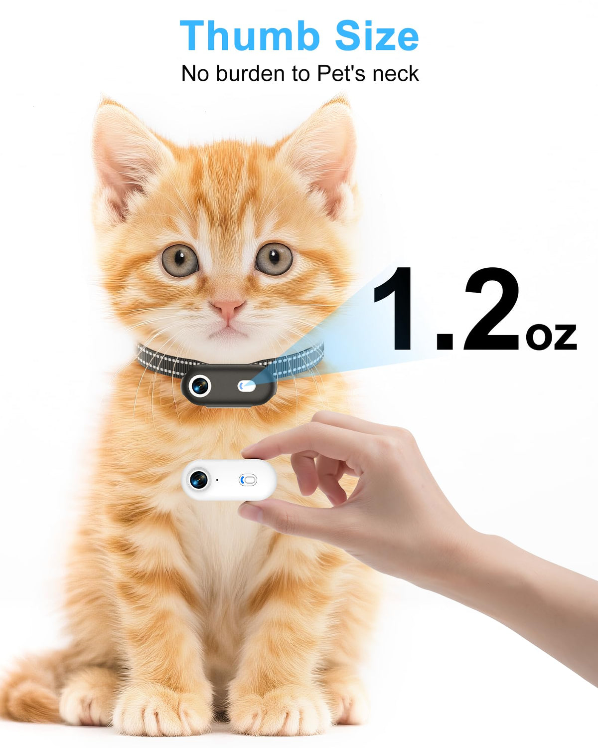 Cat Camera Collar with Phone App U354