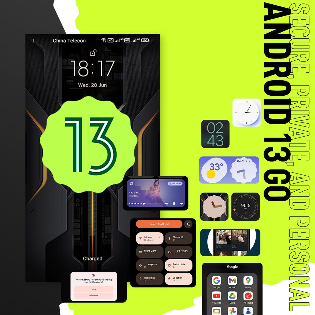 Black Rugged Smartphone O64790